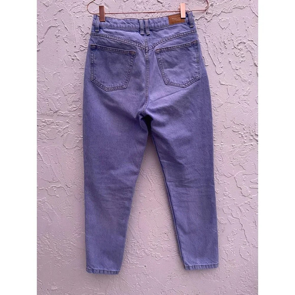 Bershka DENIM Womens Cotton Tapered Leg Mom Jeans Sz 4 - Picture 11 of 15